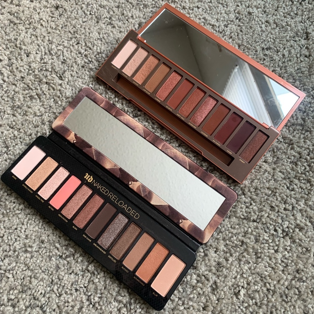 URBAN DECAY Naked Heat & Reloaded Eyeshadow Palette Bundle